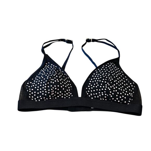 NWTO Lively Black Polka Dot Wireless The Sweetheart Bralette Size S - Picture 2 of 9